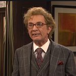 In one of the best sketches of the night, Short played a buck-toothed liaison to the royal family who gets to explain all the official terms and greetings for Kate Middleton's Dame Judi Dench. Hader does his best not to crack up several times.